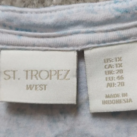 ST TROPEZ WEST SHORT SLEEVE TUNIC - Picture 2 of 5